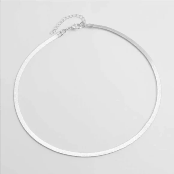 New Stainless Steel Snake Chain Statement Choker - Picture 5 of 6